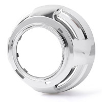 Декоративные бленды (маски) №102G для линз 3.0", с крепежом под габариты (кольца) - "Ангельские глазки" 95мм, комплект 2 шт