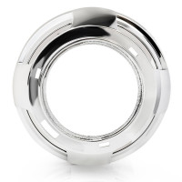 Декоративные бленды (маски) №102G для линз 3.0", с крепежом под габариты (кольца) - "Ангельские глазки" 95мм, комплект 2 шт